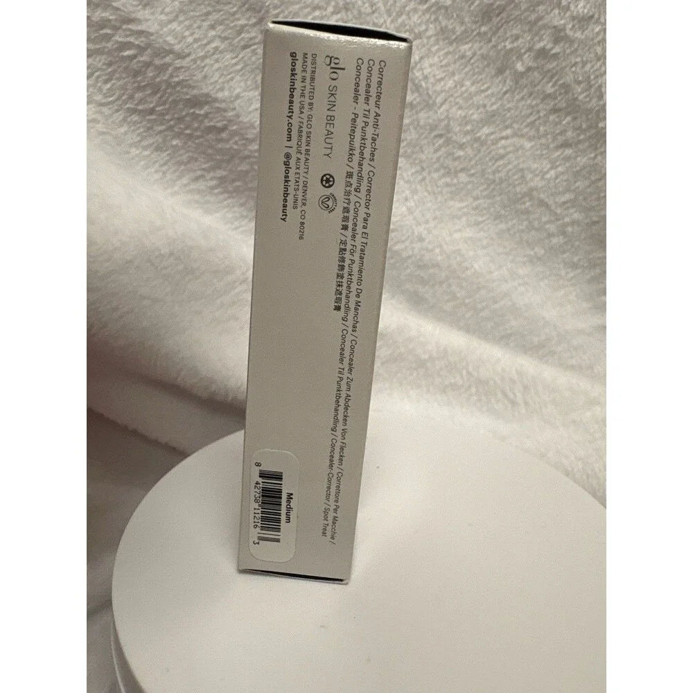 Glo Skin Beauty Spot Treat Concealer Medium Salicylic Acid 1% Acne Treatment 1.8